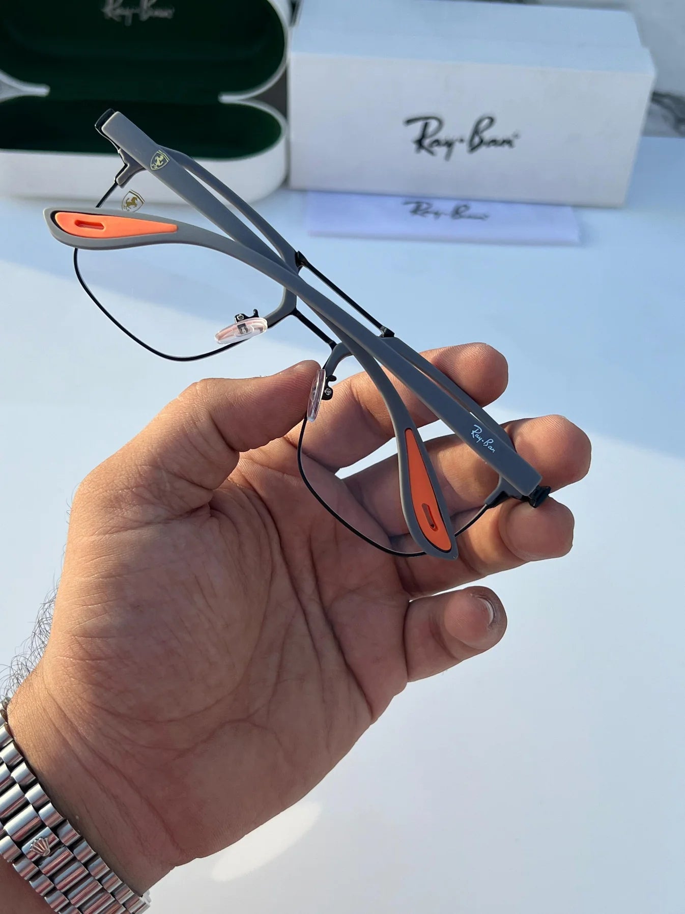 Rayban 04 Grey Plano