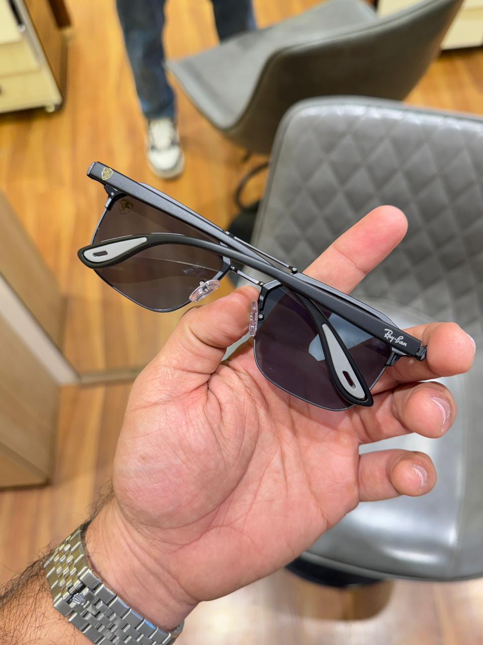 rayban 04 full black