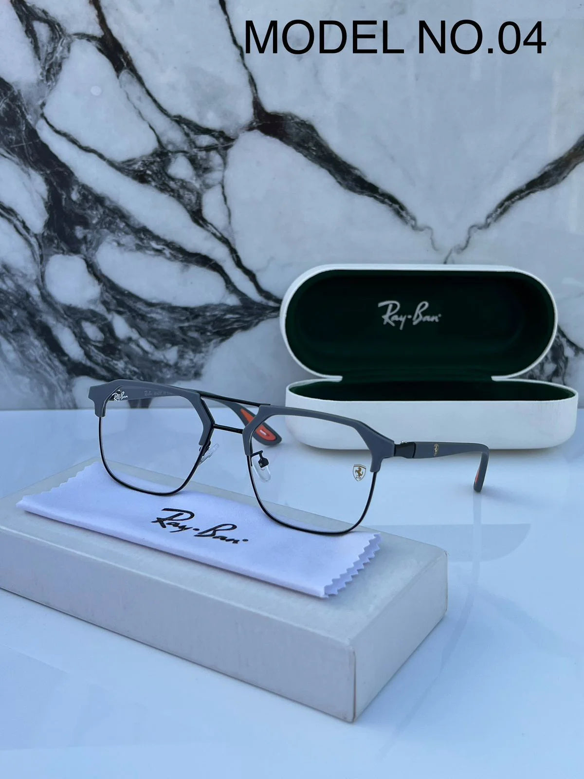 Rayban 04 Grey Plano