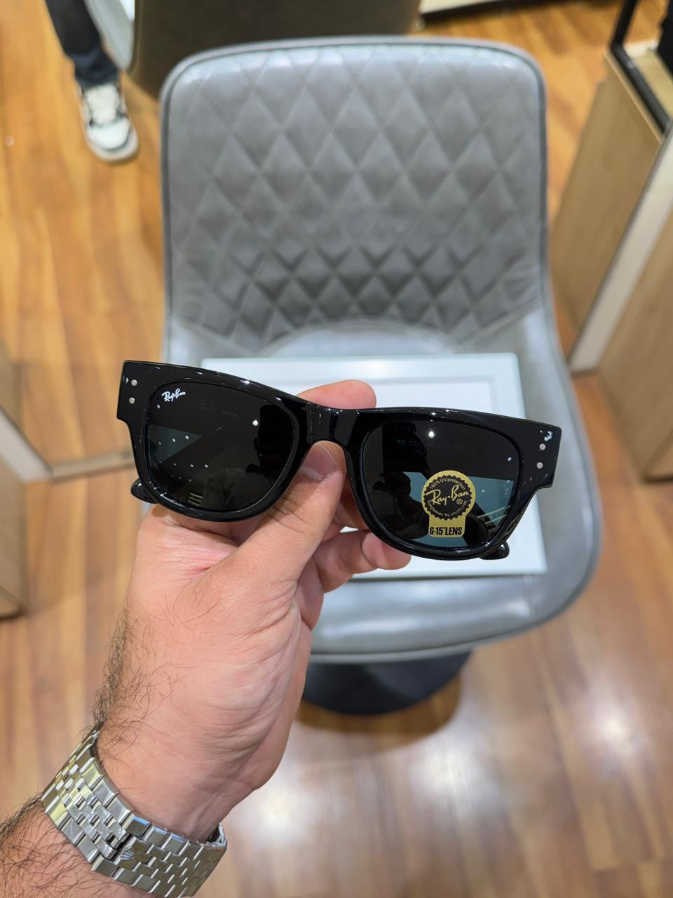 rayban 0840 full black