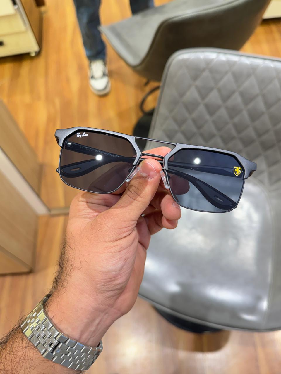 rayban 04 full black